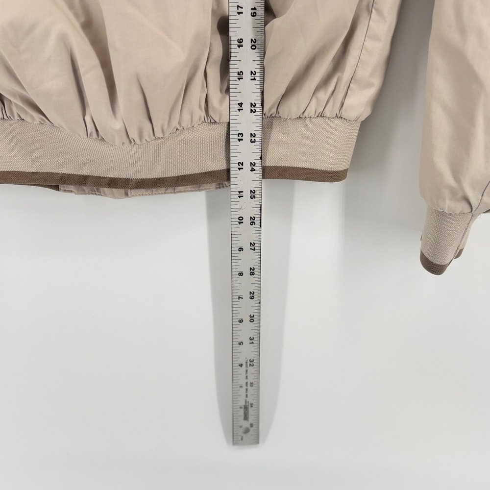 Members Only Vintage Reversible Racer Jacket Tan Brown Mens 38 Bomber 28593 - Picture 5 of 10